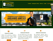 Tablet Screenshot of foccocontabilidade.com.br